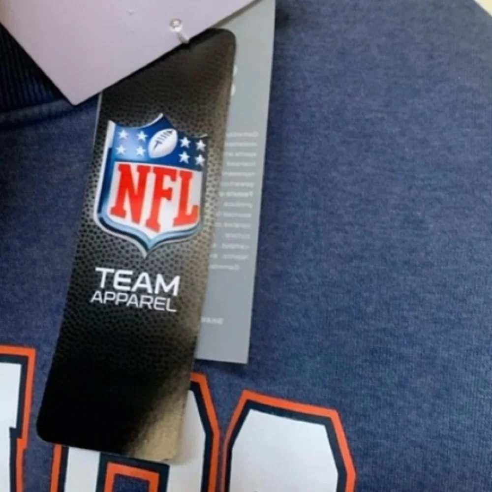 Chicago Bears Blue Oversized Women’s Sweatshirt in Size Large